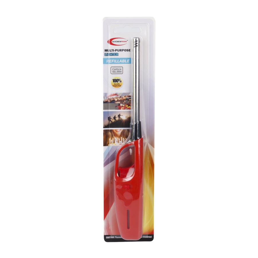 KITCHENMARK Multi Purpose Lighter - Pack of 24 - Red 