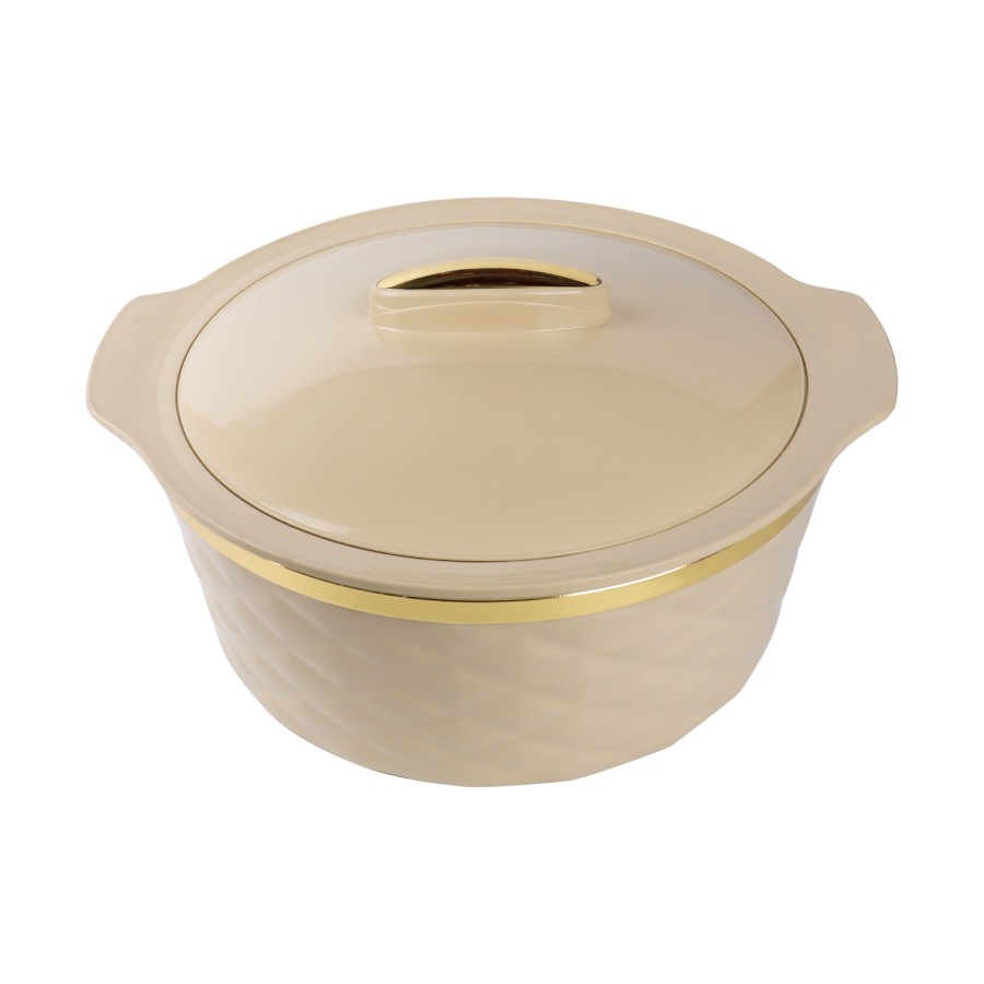 KITCHENMARK Kohenoor Stainless Steel Insulated Hotpot 1.3L - Beige