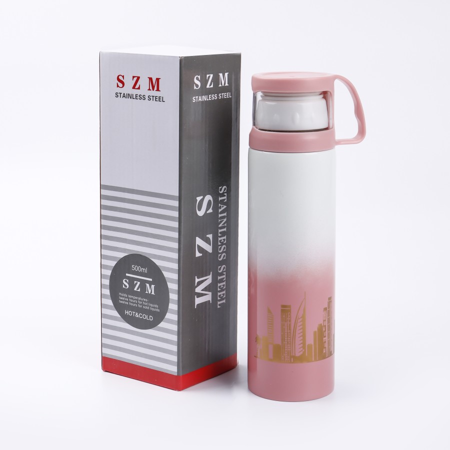 Generic Stainless Steel Bottle 500 mL - 2 Color Pack