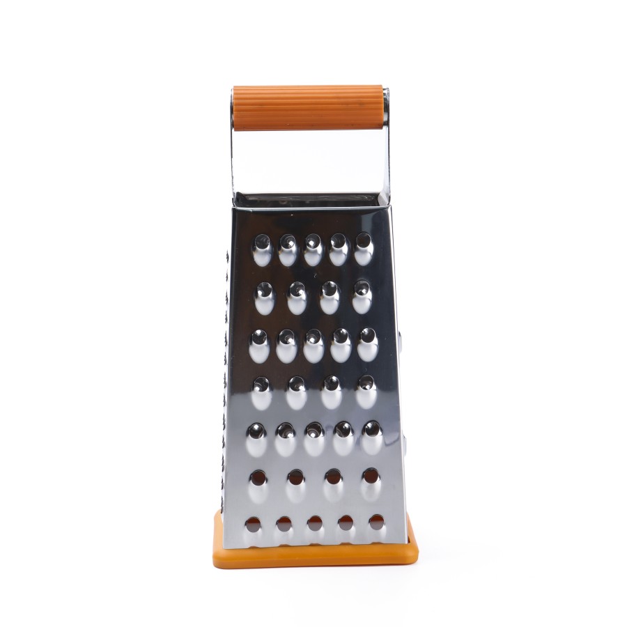 Generic Stainless Steel 4-way Grater 21.5cm - 4 Color Pack