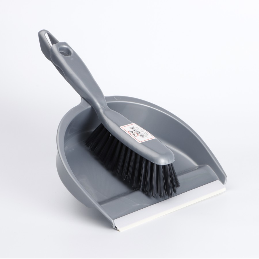 Oaxy Dustpan with Brush - 3 Color Pack