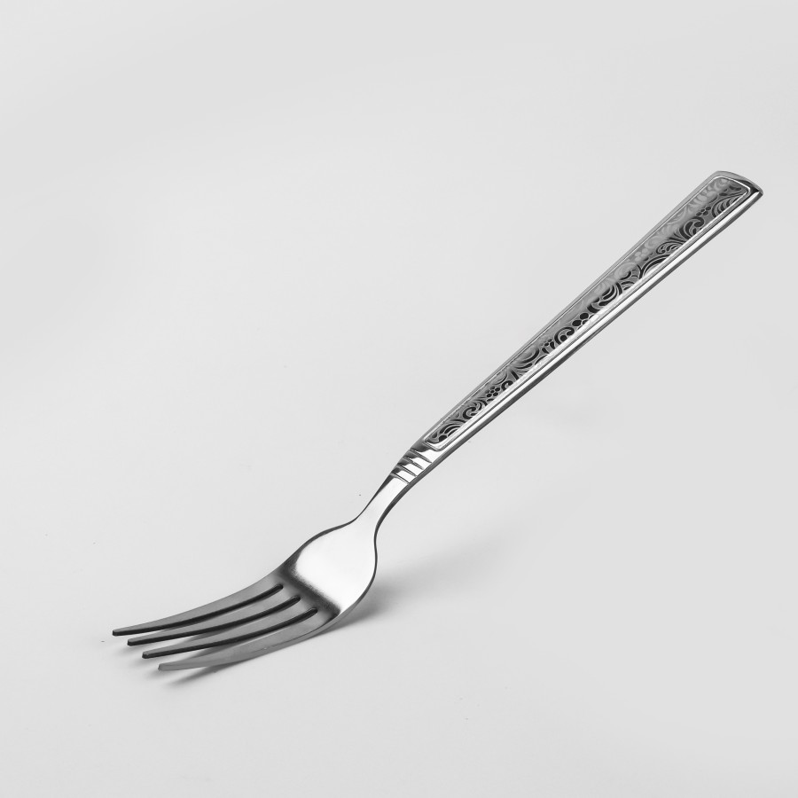 Generic Stainless Steel Big Fork 3pc Set - Silver