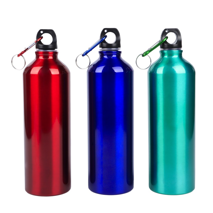 Generic Aluminium Water Bottle 700ml - 3 Color Pack