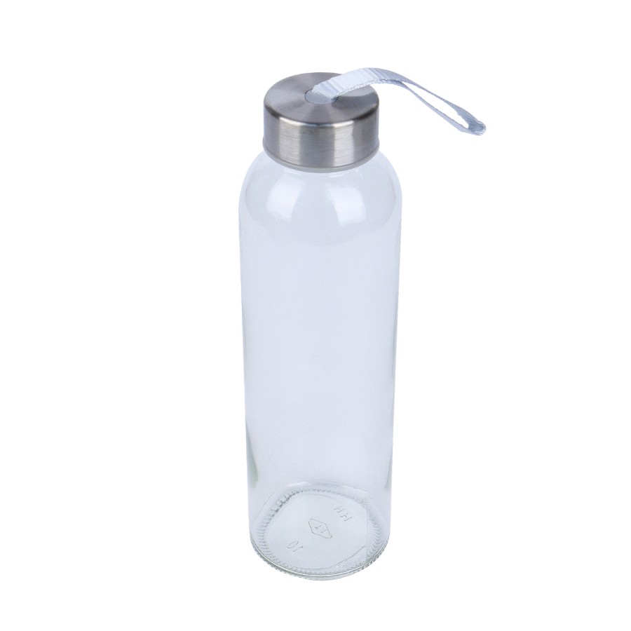 Generic Glass Water Bottle 500ml - 2 Color Pack 