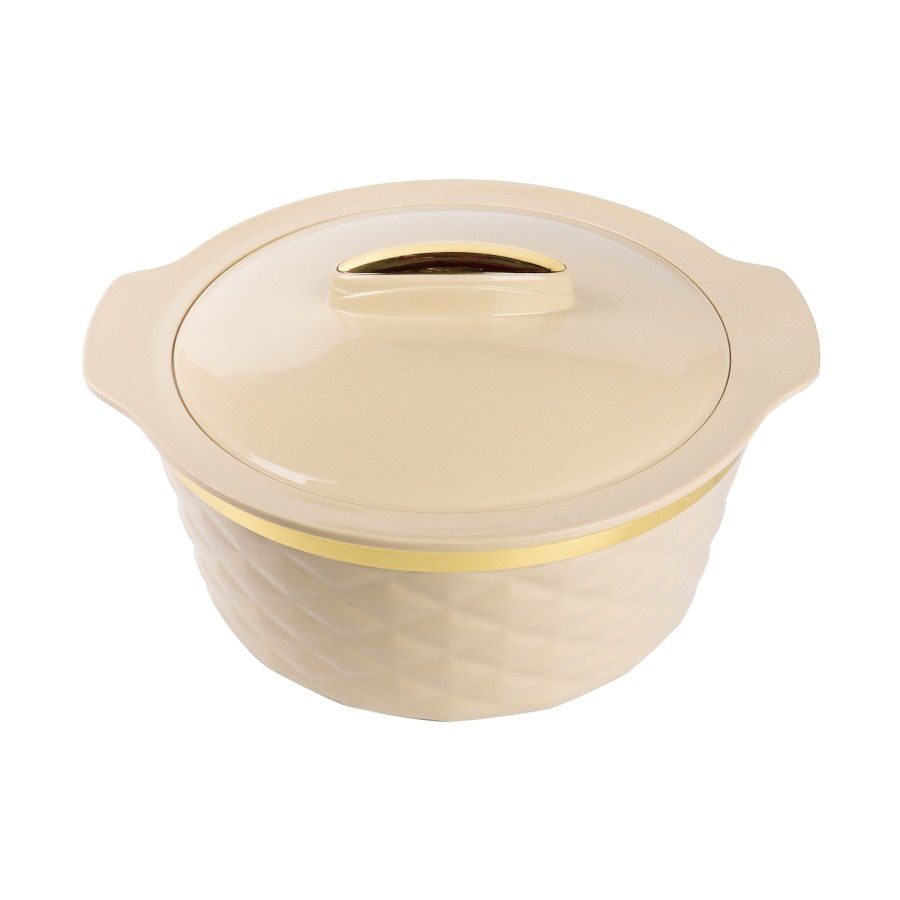 KITCHENMARK Kohenoor Stainless Steel Insulated Hotpot 9000ml - Beige