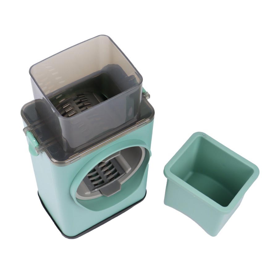 Generic Multifunction Vegetable Cutter Stainless Steel Panel - Green