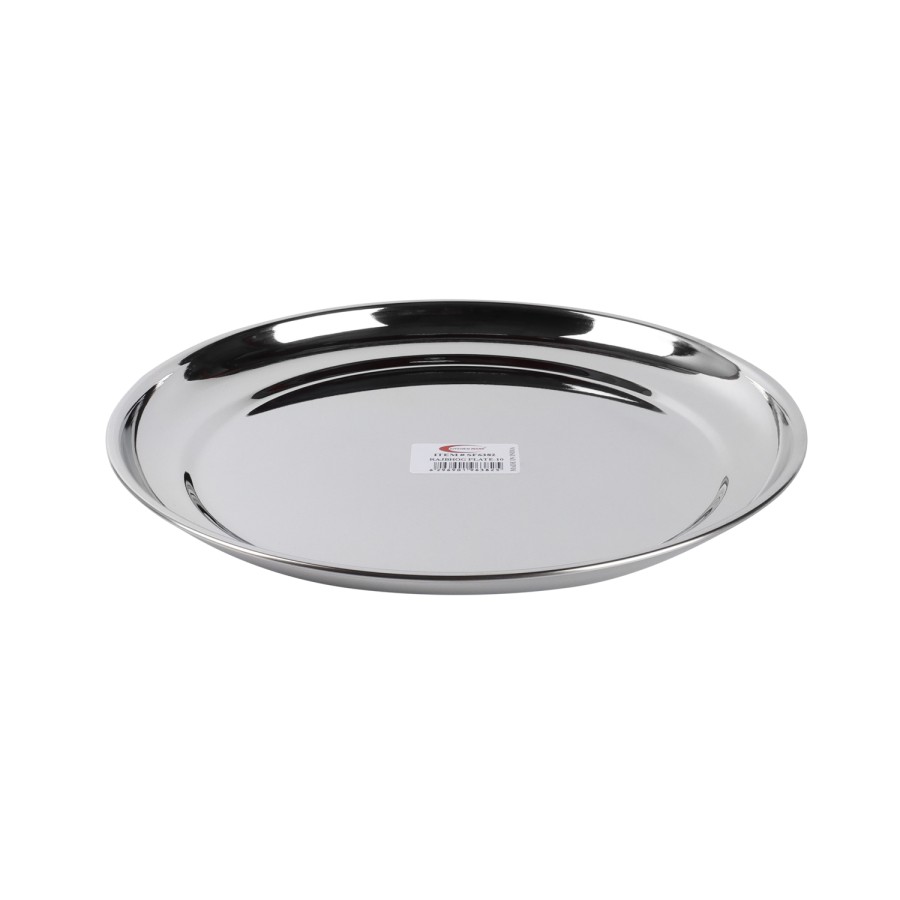 KITCHENMARK Rajbhog Round Steel Plate 10 - 24cm