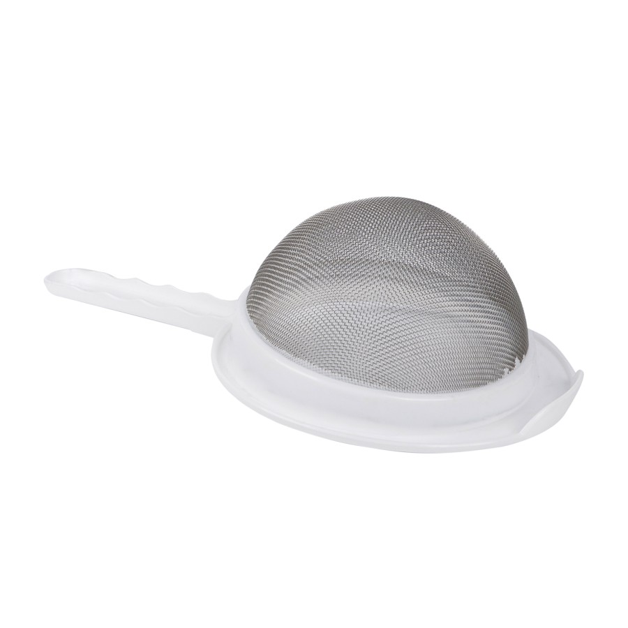 alltime Plastic Stainless Steel Strainer 31cm - White