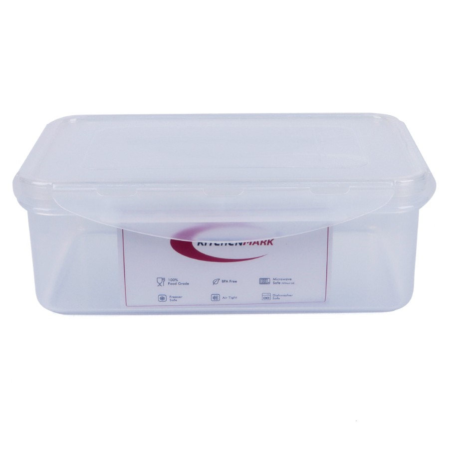 KITCHENMARK Lock and Safe Container 1200ml - Transparent