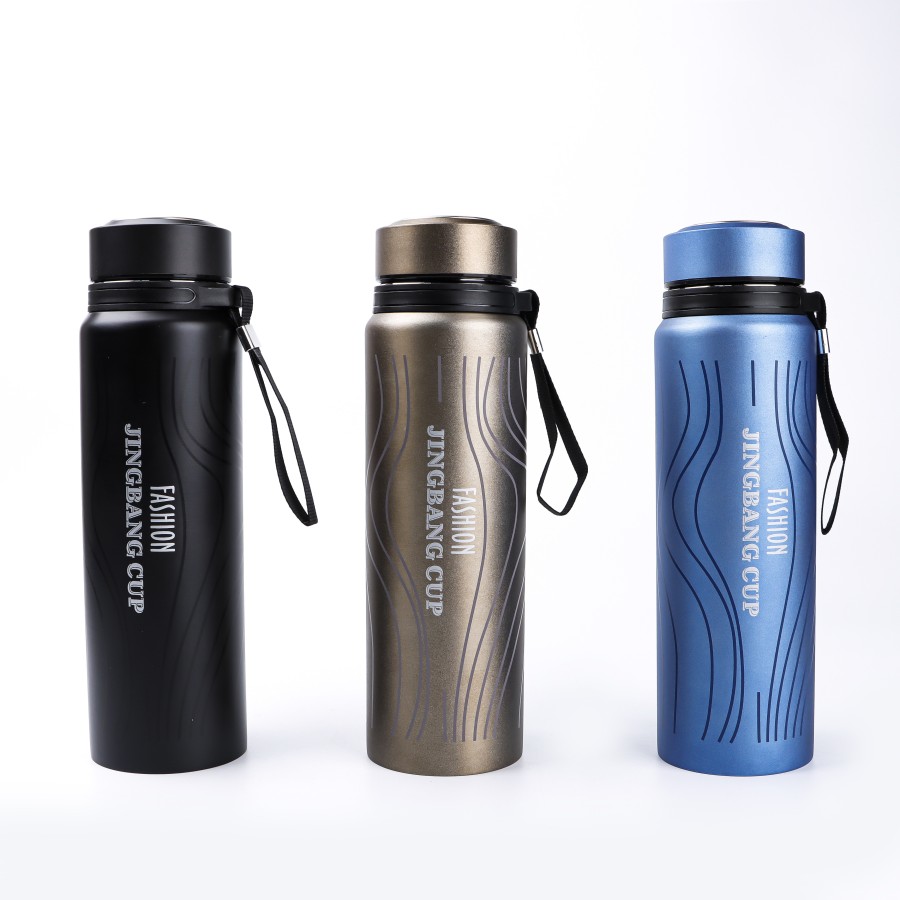 Generic Vacuum Thermos Stainless Steel Bottle 800 mL - 3 Color Pack