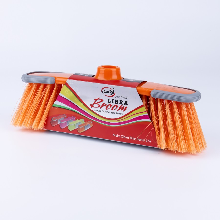 Oaxy Libra Indoor Floor Cleaning Broom - 3 Color Pack