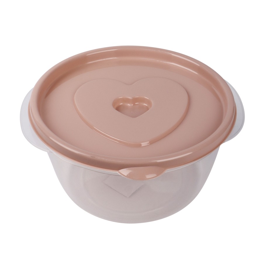 Generic Plastic Round Container 3pc Set - Multicolor