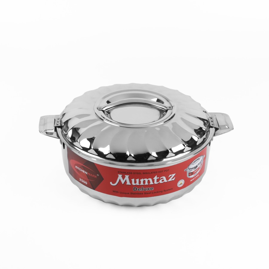 KITCHENMARK Mumtaz Stainless Steel Insulated Hot Pot - 2500ml