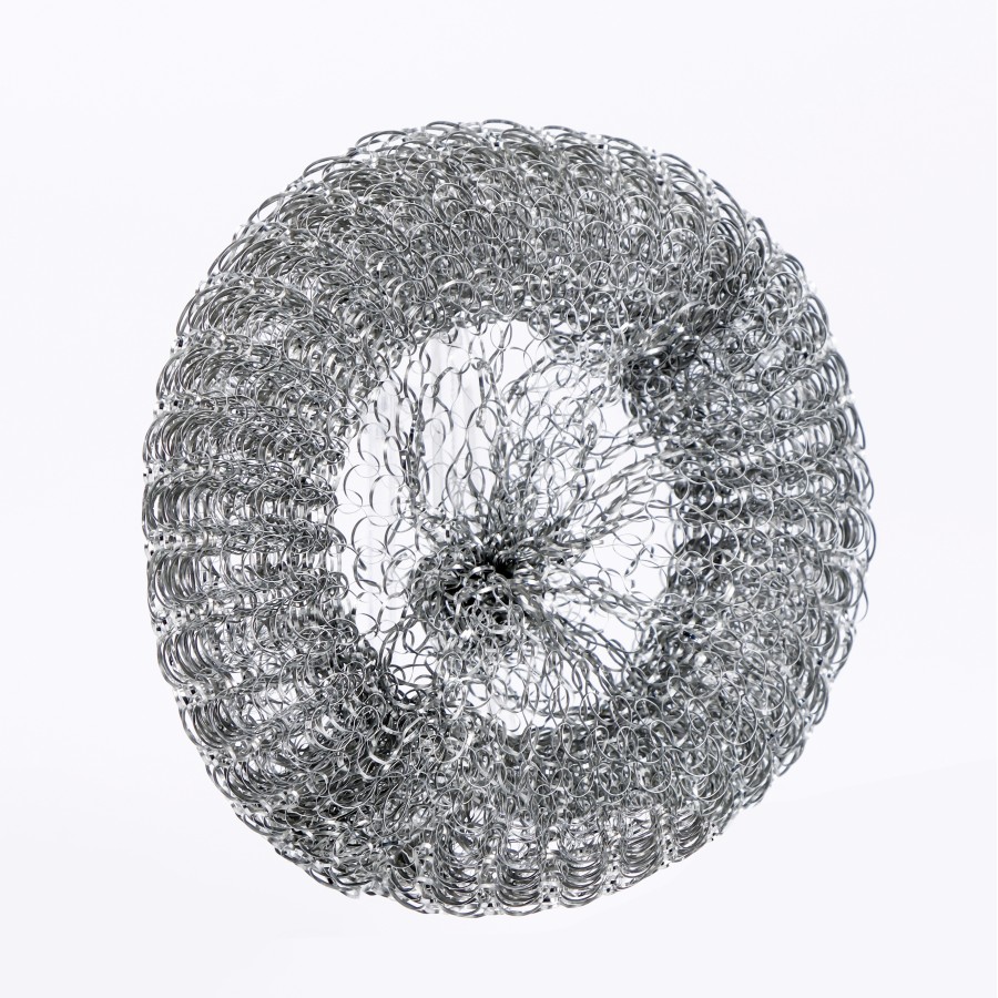 Oaxy 6pcs Stainless Steel Wool Cleaning Scourer - 27g